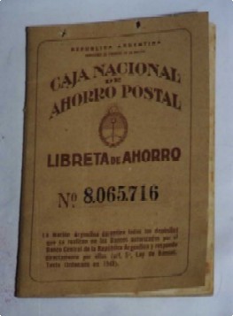 Libreta de ahorro