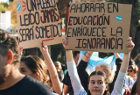 Reclamo por inversión en educación